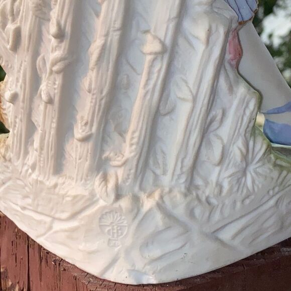 Antique Gebruder Heubach Large Bisque Dance Girl Figure Porcelain Colectivo - Picture 6 of 16